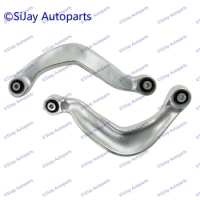 SiJay Pair Rear Upper Suspension Control Arm Curve For Audi A4 8K2 8K5 8KH B8 A5 8F7 8TA Q5 A6 C6 A7 8K0505323F