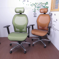 【LOGIS】特級雙網超NICE工學頭枕全網椅(辦公椅 電腦椅)