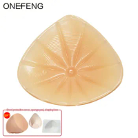 ONEFENG SB Mastectomy Breast Form Lightweight for Swimming Silicone Breast Prosthesis Match Post Surgery Bra with Pockets