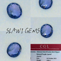 NATURAL SPINEL OVAL MIX CUT PLUS MEMO CGL LAB