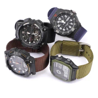 Nylon Bands for Casio GA-2100 AE-1000/1100 GM110 GM2100 AQ-S810 MRW-200H GA100/110 DW-5600 DW-6900 gshock Sport Diving Watchband