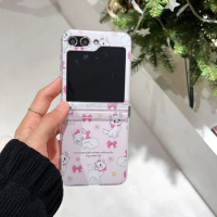 Cute Cartoon Disney Marie Cat Phone Case For Samsung Galaxy Z Flip 5 Case Soft TPU Back Cover For Z Flip 3 4