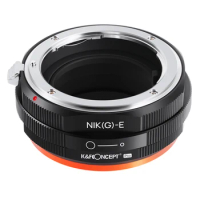 K&amp;F Concept Lens Adapter Nikon G to Sony E Pro for Nikon G Mount Lens to Sony E a6000 a5000 A7C A7C2 A1 A7S A7R2 A73 A7R4 A7R5