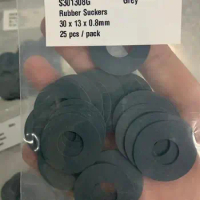 200pcs High Quality 00.028.401 30*13*0.8mm Rubber Suckers Gery Printing Spare Parts