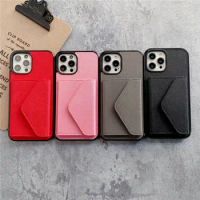Luxury Design Back Cover Stand for Iphone13 Iphone 13pro 13 Pro Max Case XR 11 12pro 11pro XR Multi Card Slot Protective Case