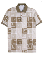 เสื้อโปโลผู้ชาย คอปก แขนสั้น BKL7303W5BE - สีเบจ