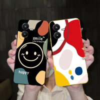 เคสโทรศัพท์, สำหรับ Vivo Y22 และ Y22s, เคส V2207, วัสดุ TPU ซิลิโคนนิ่ม, การออกแบบยิ้ม, เข้ากันได้กั