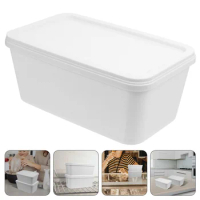 Ice Cream Box Household Storage Keeper Tub Containers for Kitchen Lunchbox Reusable Fruit Freezer Pp