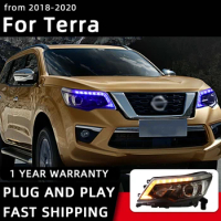 Headlight For Nissan Terra LED Headlights 2018-2020 Head Lamp Car Styling DRL Signal Projector Lens Auto Accessories Front Light