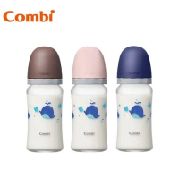 Combi 真實含乳寬口玻璃奶瓶 240ml