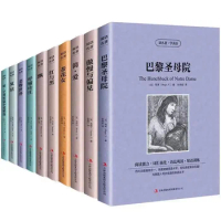 The Ten Greatest World Literary Masterpieces Bilingual Chinese English Fiction Novel Book Gone with The Wind (Abridged Version)