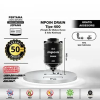 Tangki Air / Tandon / Toren MPOIN Plus 400 Drain Hitam