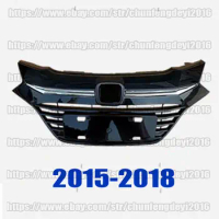 Black &amp; Chrome Front Bumper Grille Cover trim for Honda VEZEL HRV HR-V 2016 2017 2018 car accessories