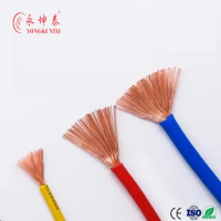 PVC 220V Flexible Electric Copper Wire Automotive Electrical Wires &amp;Cables 12 AWG Multi-Strand Copper Core Connecting Wires