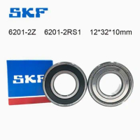 SKF Sweden Origin Bearing 5PCS 6201-2Z 6201-2RS1 Bearing ABEC-9 12*32*10mm Deep Groove 6201Z High Sp