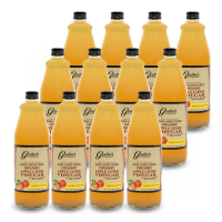 【Goulters】紐西蘭有機無糖蘋果醋箱購750mlx12瓶(6%酸度、無加水)
