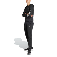 【Adidas 愛迪達】 W LINEAR TS 運動套裝 連帽外套+長褲 女 - HZ2258