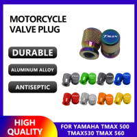 Motorcycle Tire Valve Stem Cap Plug CNC Aluminum Parts for Yamaha TMAX 500 530 560 TMAX 500 TMAX 530 TMAX 560