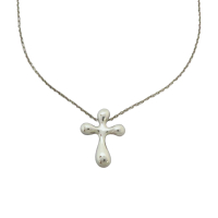 【二手名牌BRAND OFF】Tiffany &amp; Co 蒂芬妮 PERETTI系列 925純銀 十字架 項鍊