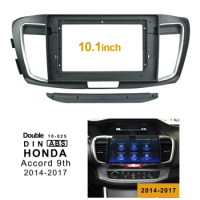 10.1 Inch For Honda Accord 9th 2013-2018 Car Radio Android Stereo GPS 2 Din Head Unit Fascia Casing Frame Install