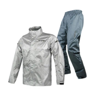 TNAC Waterproof Motorcycle Rain Suit 3M Reflective Raincoat+Rain Pants S-3XL size Climbing Bicycle Rainproof Protect Gears