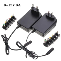 Adjustable Adapter AC TO DC Universal Adapter Multi Voltage 3V 5V 6V 9V 12V 15V 18V 24V 2A 3A 5A 220V To 12 Volt Power Supply