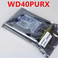 New Original HDD For WD 4TB 3.5" 64MB SATA 7200RPM For Monitoring Hard Drive For WD40PURX