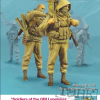 1/35 Risen Figure Model Kits Russian special forces two-person package Unassembly Unpainted