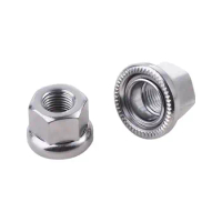 Fixed Gear Bicycle Hub Nuts Front Rear Drum Hub Axle Fastening M9 M10 Nut With Anti-skid Texture for Firm Mount