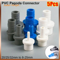 HardwareTK44 5pcs Baru 20/25/32mm hingga 8-25mm PVC Pagoda penyambung Pengairan Taman Lembut Hos ber