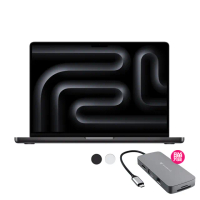 【Apple】hub集線器★2024 MacBook Pro 14吋 M4晶片 10核心CPU與10核心GPU 16G/1TB SSD