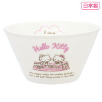 【震撼精品百貨】Hello Kitty 凱蒂貓-凱蒂貓碗-野餐 震撼日式精品百貨