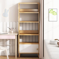 書架落地置物架客廳小型收納架子臥室家用靠牆窄縫儲物櫃簡易書櫃