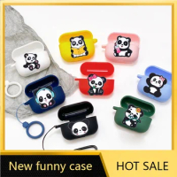 Cute Panda Case for OPPO Enco X / X2 Case funny Cute Silicone Earphones Cover for OPPO Enco X Case