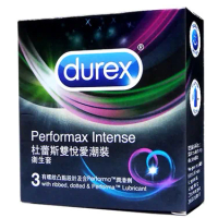 Durex杜蕾斯 雙悅愛潮裝 56mm 螺紋凸點持久型 保險套 3入裝