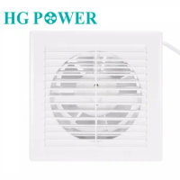 6inch 14W silence Ventilating Exhaust Extractor Fan for Bathroom Toilet Kitchen Window Wall Mounted 220V 110V insect prevention