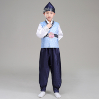 Hanyuefang แบรนด์บอยฮันบก   ใหม่เด็กชายหมวกเกาหลีชุดการแสดงเกาหลี