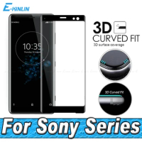 3D Curved Full Cover Tempered Glass For Sony Xperia XA2 XA1 Plus Ultra XZ1 XZ2 Compact Premium XZ3 Screen Protector Film