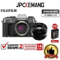 JPC KEMANG Fujifilm XT50 Body Only Fuji X-T50 XT 50 Mirrorless Camera GARANSI RESMI CS+XF35mmF1.4