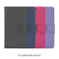 XIEKE SAMSUNG 三星 Galaxy A56 5G 月詩蠶絲紋皮套 磁扣 可站立 可插卡 保護套 手機套 側翻皮套 翻蓋皮套
