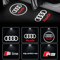 Dành cho Audi Quattro A3 A4 A6 A5 Q5 A1 Q7 S1 RSQ3 RSQ8 RS3 – Đèn chiếu laser 2 chiếc, đèn chào cửa 