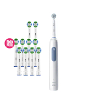 【德國百靈Oral-B-】PRO3 3D電動牙刷-馬卡龍粉/經典藍(母親節 母親節禮物)