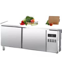 ZC Refrigerated Table Commercial Freezer Horizontal Refrigerator Refrigerated Cabinet Freezer