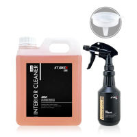 【KT BIKER】柑橘內裝清潔劑2L + 500ml(天然柑橘 汽車內裝 去汙 清潔劑 皮椅清潔 車用清潔劑)