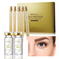 Gold Protein Peptide Collagen Face Korean Essence Protein Line Face Lifting Set Soluble Protein Line Anti Aging Essence