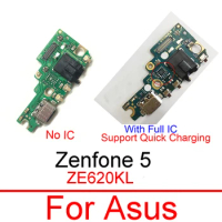 USB Charging Dock Port Micro PCB Board For Asus Zenfone 5 ZE620KL Charger Jack Plug Connector Board Flex Cable Replacement Parts