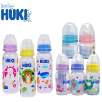 BABY HUKI Baby Bottle Botol Susu Bayi PP Ortho Gepeng 60ml / 120ml / 240ml botol dot minum susu