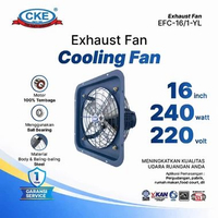 CKE Exhaust Cooling Fan 16 Inch Fan Rumah Toilet Eksos