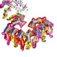 Mini Handheld Confetti Poppers Small Salute Wedding Hand Twist Pull Guns Birthday Party Fireworks Cool Atmosphere Inflatable Toy