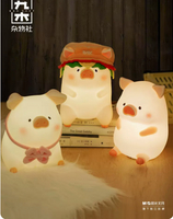 九木雜物社LuLu豬拍拍燈擺件送男生閨蜜生日禮物創意網紅小夜燈